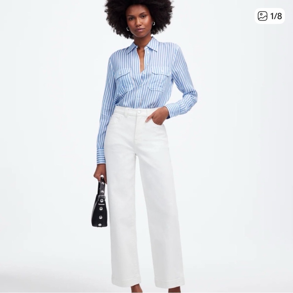 Madewell Crop Perfect Vintage Wide-Leg Jeans